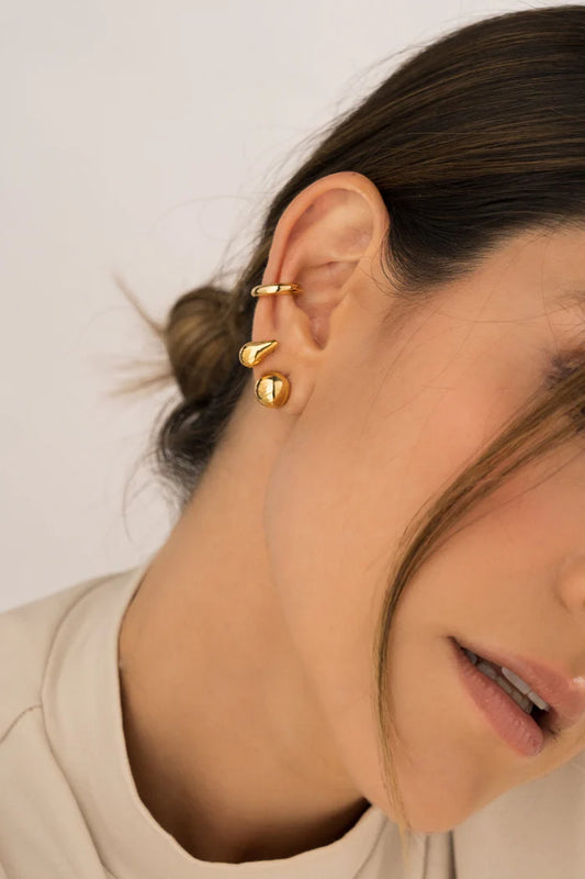Set of 3 Earrings: Drops & Beads