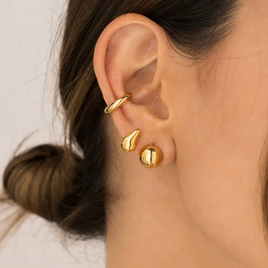 Set of 3 Earrings: Drops & Beads